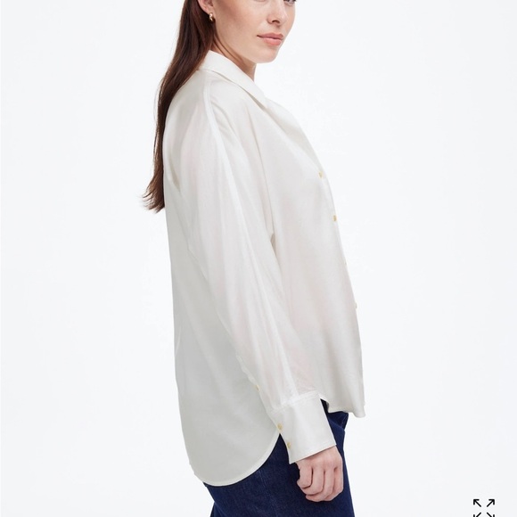 Madewell Relaxed Dolman Button-Up Shirt - Picture 2 of 5